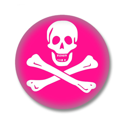 Pink Poison Button Badge / Ansteckbutton