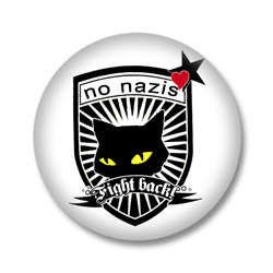 No Nazis Button Badge / Ansteckbutton