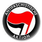 Antifaschistische Aktion Button Badge / Ansteckbutton