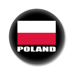 Polen Flagge Ansteckbutton