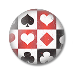 Poker Button Badge
