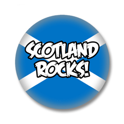 Schottland Button - Scotland Rocks