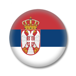Serbien Button