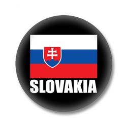 Slowakei Flagge Ansteckbutton
