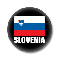 Slowenien Flagge Ansteckbutton