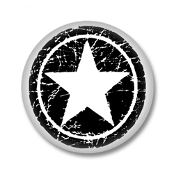 Sterne Button Badge 45