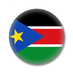 Südsudan Button
