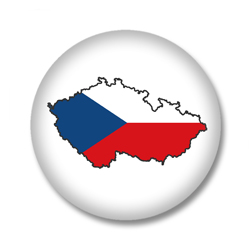 Tschechien Button - Silhouette