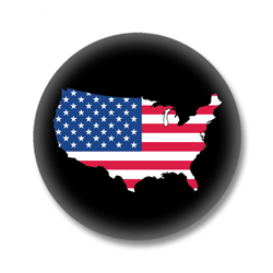 USA Button - Silhouette 2