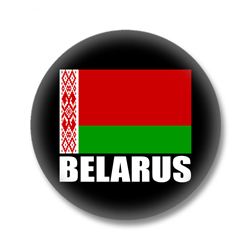Weißrussland Flagge Ansteckbutton