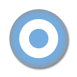Argentinien Button — Argentinische Kokarde