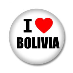 Bolivien Button — I love Bolivia