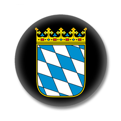 Deutschland Ansteckbutton — Bundesland Bayern