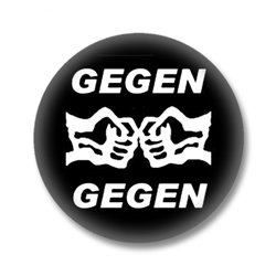 Gegen Gegen Button Badge / Ansteckbutton