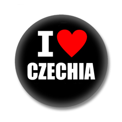 Tschechien Ansteckbutton - I Love Czechia