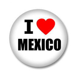 Mexiko Button — I love Mexico