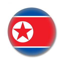 Nordkorea Button