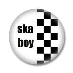 SKA Boy Button Badge / Ansteckbutton