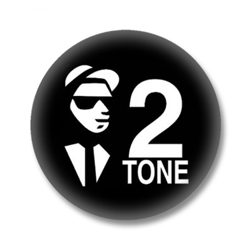 2 Tone SKA Button Badge / Ansteckbutton