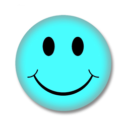 Türkiser Smilie Button