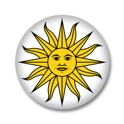 Uruguay Button — Sol de Mayo / Inkasonne