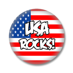 USA Ansteckbutton — I love USA
