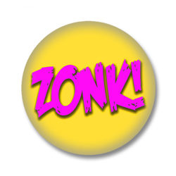 ZONK! Button im Comic Style